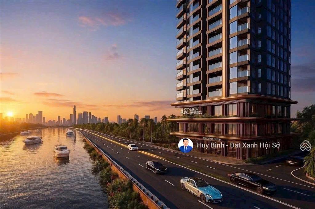 Căn hộ resort a&t saigon riverside mặt tiền sông sài gòn, căn 2pn 65m2 chỉ 3,6 tỷ (100%)