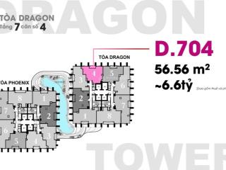 Đà nẵng landmark  căn 2pn full 100% nội thất  giá chỉ 6.6 tỷ