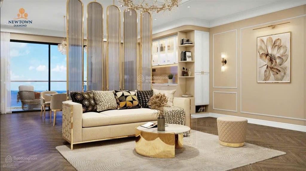 Newtown diamond đà nẵng  3pn s. 2701  tây nam  7,9 tỷ, hoàn thiện demi