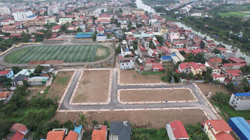 (hoa hậu) lô đất 122.7m2, 3 mặt tiền trung tâm quận an dương, hải phòng