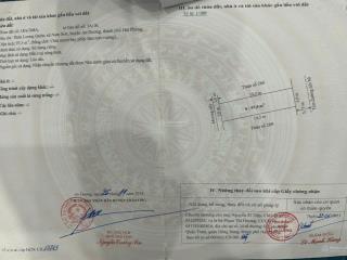 Bán đất 97,5m2 chung cư lương quán, an dưong  giá 2,x tỷ