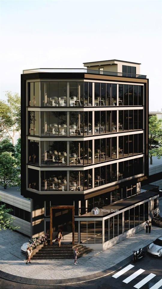 Toà nhà góc 2 mặt tiền cho thuê, dt 8x20m, hầm  6 tầng. trang bị đầy đủ.  quân 0901 380 ***