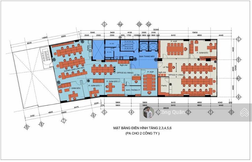 Cho thuê văn phòng tòa nhà tân cảng, dt sàn 60  350m2. giá 391.365đ/m2.  quân 0901 380 ***