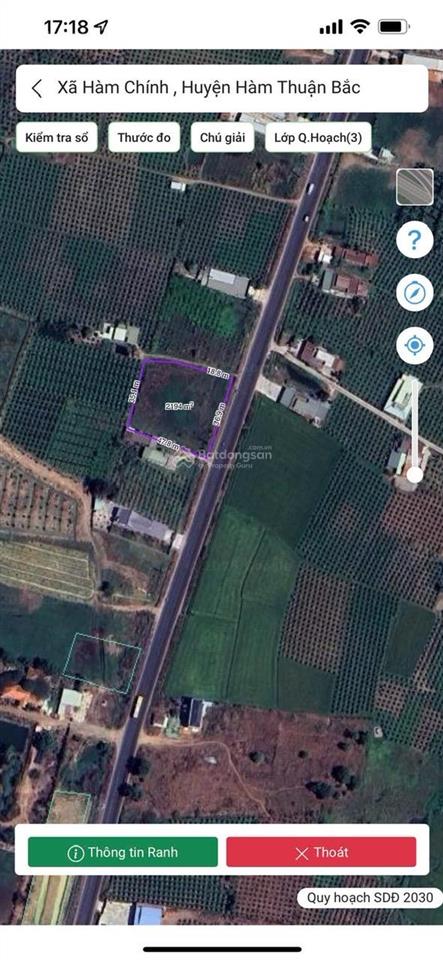Bán đất quốc lộ 28, 7,6 tỷ, 2193,5 m2 view đẹp tại hàm thuận bắc, bình thuận đầu tư sinh lời