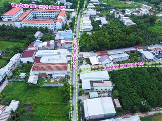 Sổ mới phân lô pháp lý chuẩn 109m xây dựng ngay. cách trường học bình mỹ 150m kdc đông đúc