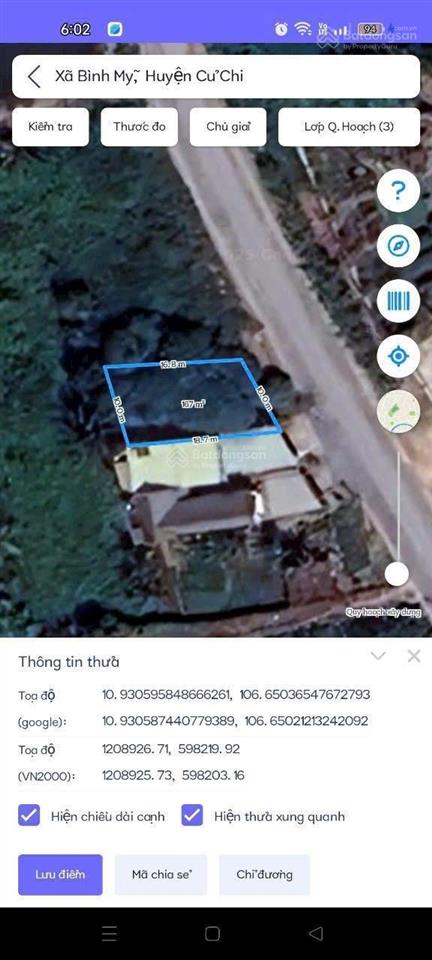 Mặt tiền sông sài gòn 167m2 gần cầu rạch tra bình mỹ củ chi. ngang 10 x 17m = 167m2