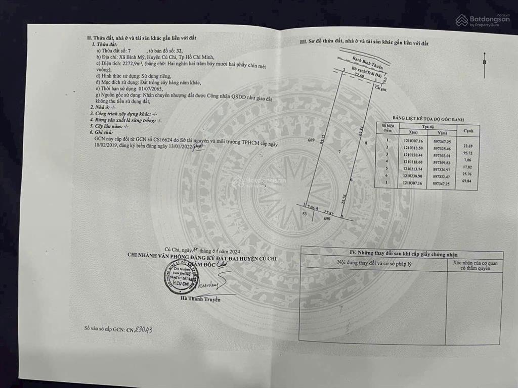 Cần bán gấp đất 2272m2 đã san lấp mặt tiền đường 167. vị trí cực vip gần trường học và khu dân cư