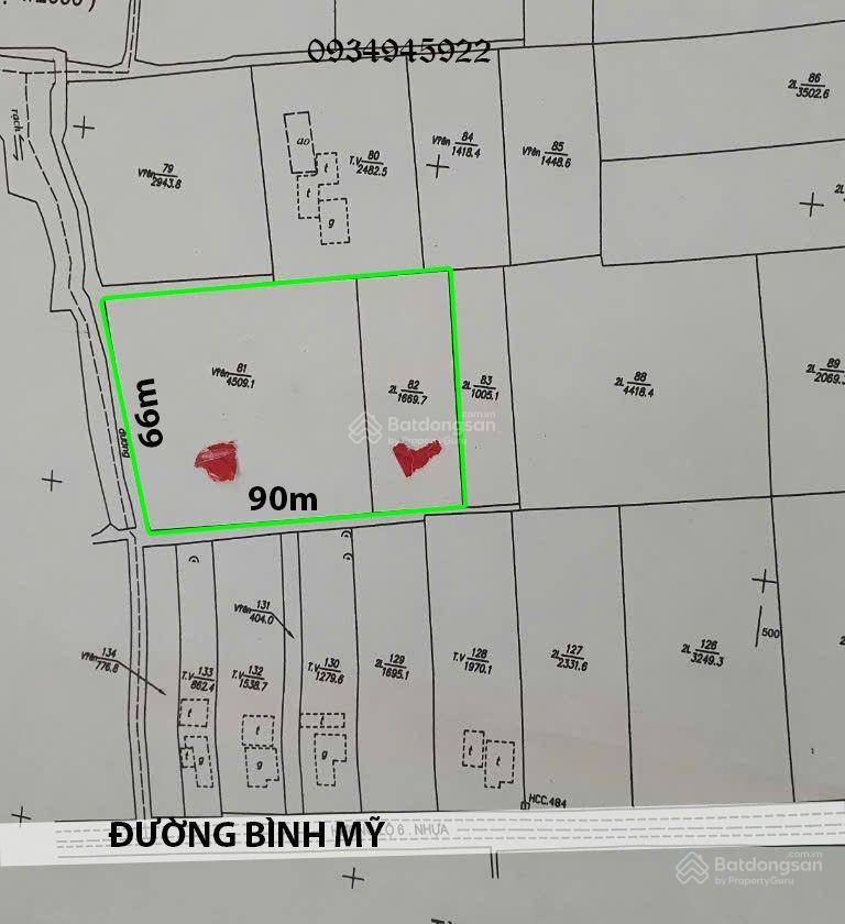 Chuyển nhượng lô đất siêu đẹp 3 mặt tiền 6400m2 thích hợp phân lô hoặc làm xưởng gần cầu rạch tra