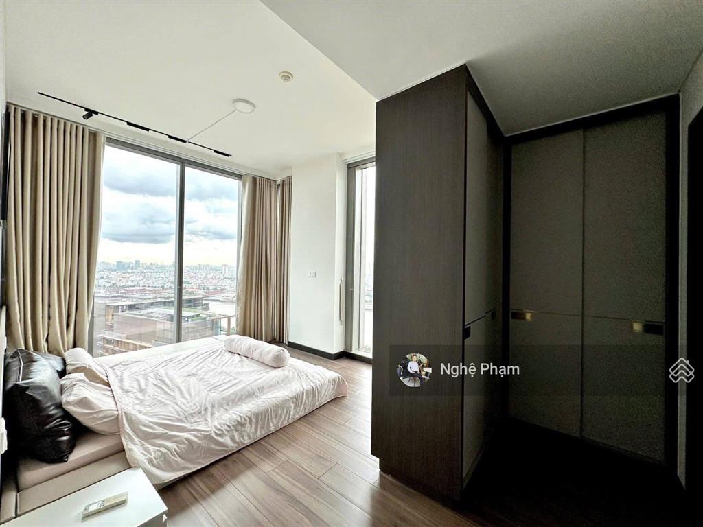 Cần cho thuê căn hộ 2pn empire city. căn góc view sông, view pháo hoa. nhà đẹp phong cách hiện đại