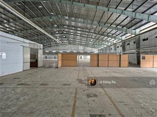 Cho thuê xưởng trong kcn mỹ phước, dt từ 3000m2  10.000m2, giá từ 117.396 đ/m²/th, bàn giao ngay