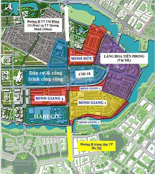 Cần bán ô góc bên minh giang 3 mặt đường 48m  minh giang đầm và  0988 157 ***