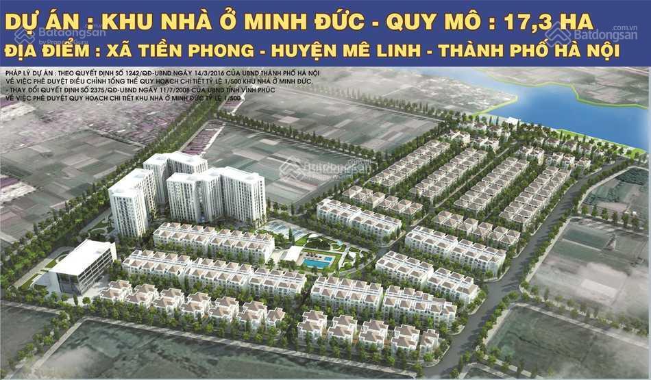 Cần bán biệt thự 250m2 khu nhà ở minh đức  vista mê linh pháp lý đầy đủ.  0988 157 ***