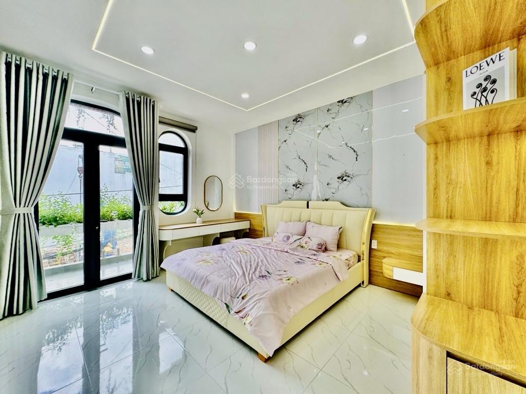 Siêu phẩm giảm 500tr  bán gấp hẻm xe hơi 5m  phan huy ích  4 tầng  58m2 (4mx14m5)  ngay emart