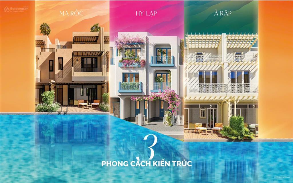 Bán nhà phố, biệt thự nghỉ dưỡng sông town sở hữu lâu dài