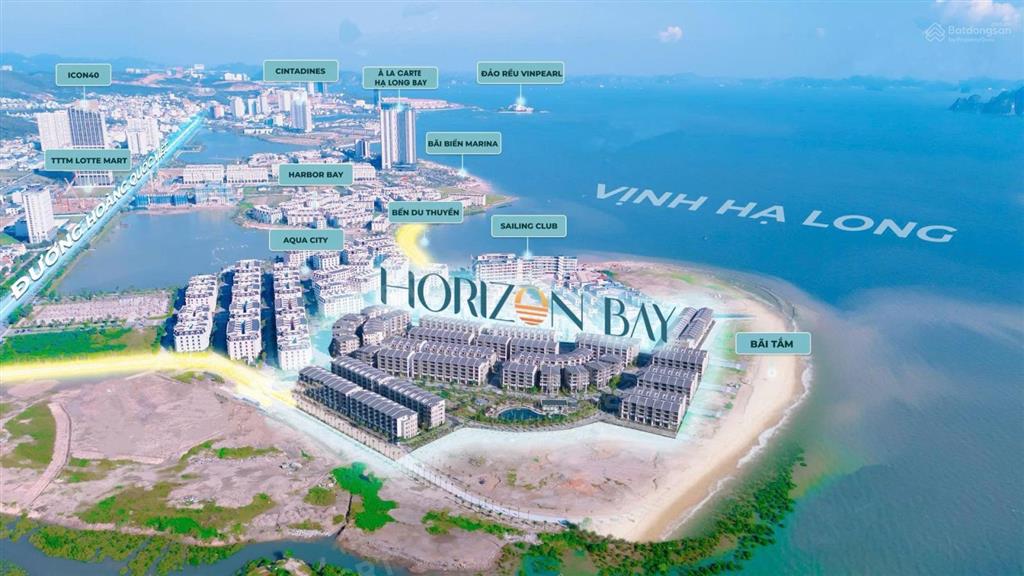 Cđt mở bán suất ngoại giao horizon bay hạ long, chiết khấu 7%, giá chỉ từ 13 tỷ9.  trực tiếp cđt
