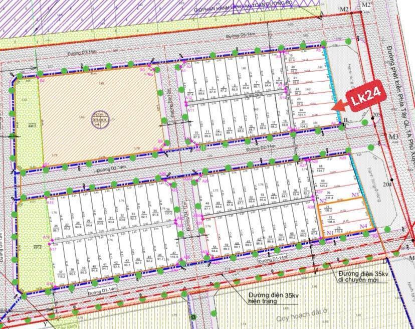 Bán lô đất vị trí kim cương mặt đường 40m khu đất đấu giá thôn giẽ hạ xã phú yên phú xuyên hn