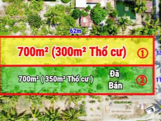 Giảm 700 triệu  700m2 đất thổ cư  chỉ 1,1km đến tphcm