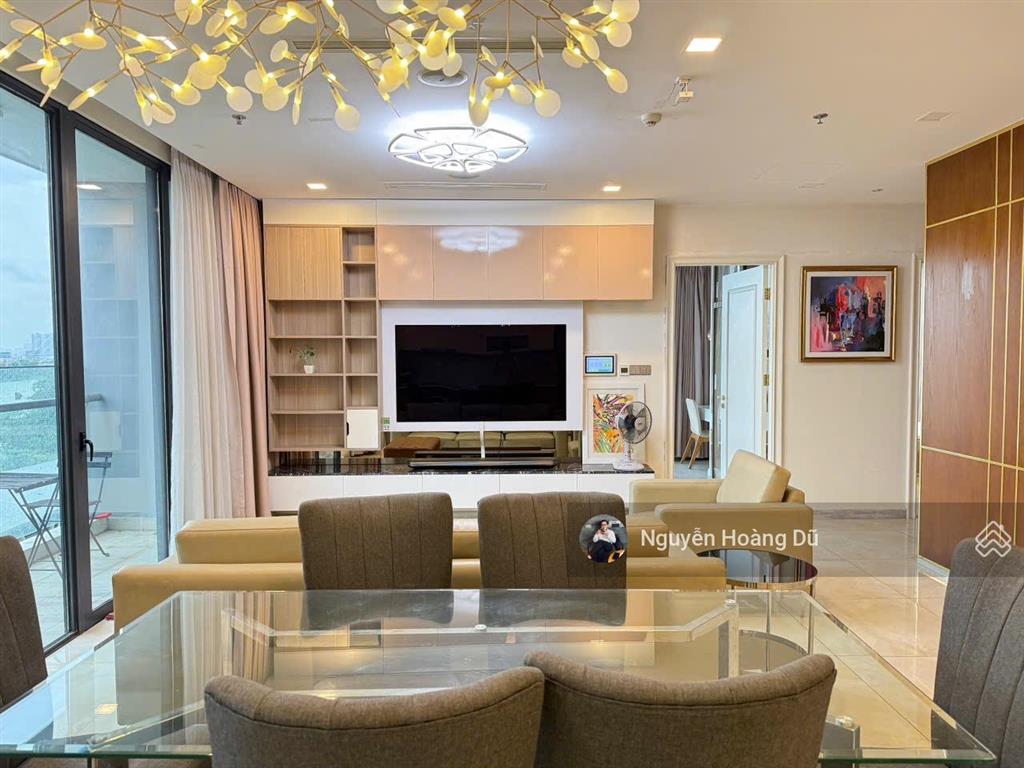 Vinhomes golden river cho thuê 3pn 121m2 view sông bitexco giá 45tr/th