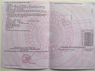 Bán lô đất gần vòng xoay vĩnh thái, mặt tiền đường tỉnh lộ 3 đang mở rộng 40 m