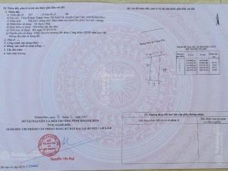 Bán lô mặt tiền đường tỉnh lộ 3 rộng 42 m. dt 563 m2 ngang 14,7 m. giá 6 tỷ