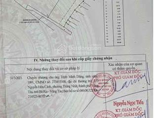 Bán lô đất đường tuyến tránh ql 56 phường kim dinh thành phố brvt