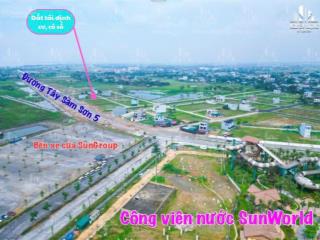 Bán đất tđc có sổ đối diện công viên nước sun group sầm sơn thanh hóa