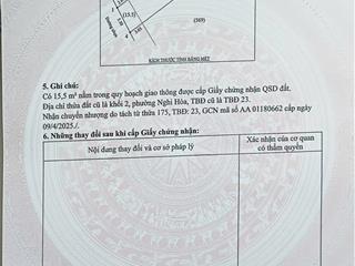 Mặt đường nhựa hoàng văn cư đường nhựa rộng 12m. hàng hiếm diện tích 136.8m2. đông dân cư