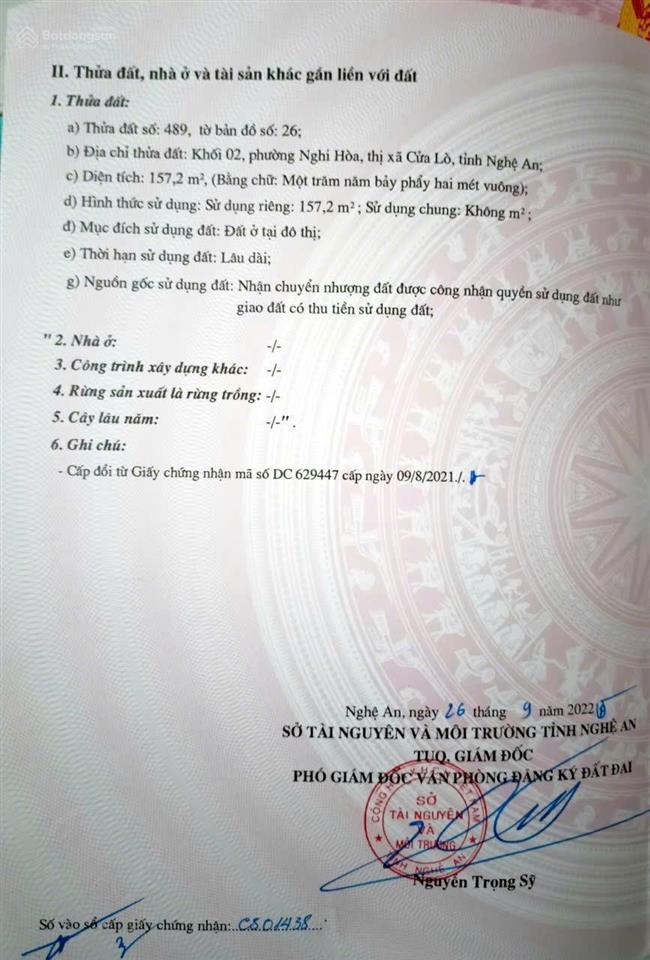 Duy nhất 1 lô nghi hoà nằm cách tỉnh lộ 535 chỉ 250m lối 2 đường hoàng văn cư rộng 12m