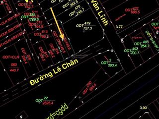 Đất đẹp bám đường lê chân. lối 2 đường ngang số 20 rộng 26.5m