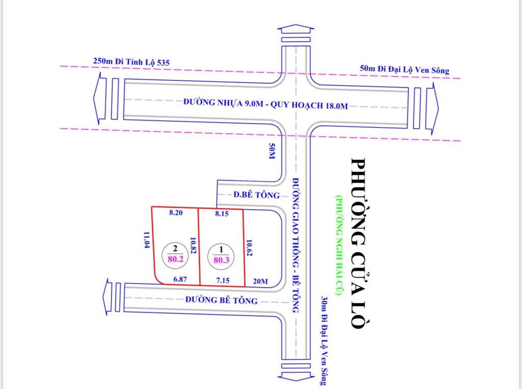 Chỉ từ 1 tỷ 100tr. lối 2 đại lộ ven sông lam. cách đại lộ ven sông chỉ 20m khu dân cư đông đúc