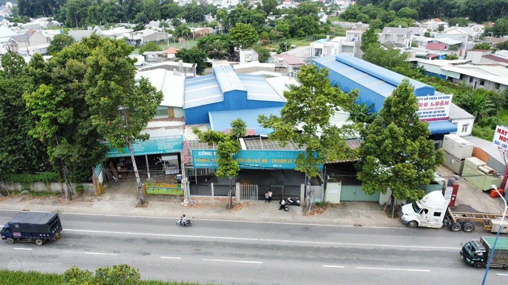 Bán nhà xưởng và đất mặt tiền mptv 740m2 tc 260m phú lợi thủ dầu một bình dương
