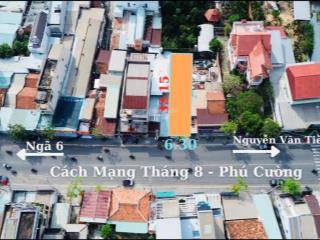 Bán gấp ngộp bank định giá 19tỷ  bán 12,8tỷ mặt tiền cách mạng tháng 8, phú cường, tdm, bình dương