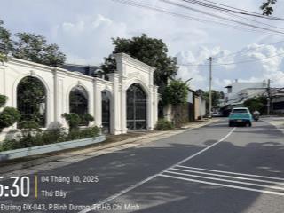 Rẻ nhất trục đường bán đất mặt tiền đường dx 043  phú mỹ, 5 x 26,5 (79m2 thổ cư) chỉ 3 tỷ 9