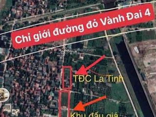 Bán nhanh lô đất đấu giá x2 la tinh trục chính 138tr/m2.  0983 477 ***