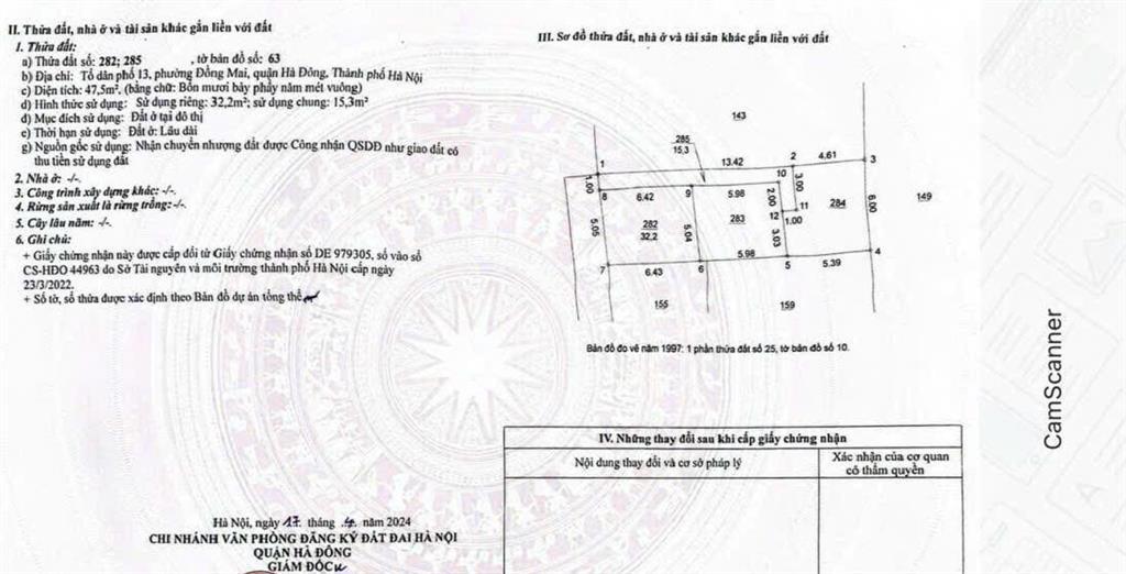 Bán lô góc 32.2m2 tổ 13 đồng mai hà đông. 0983 477 ***