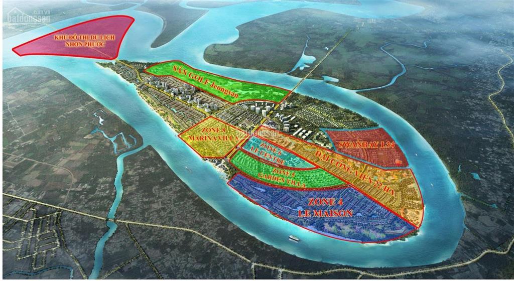 Bán biệt thự song lập swanbay, đã có sổ, dt 330m2, vị trí căn góc đối diện cv, giá bán 25 tỷ