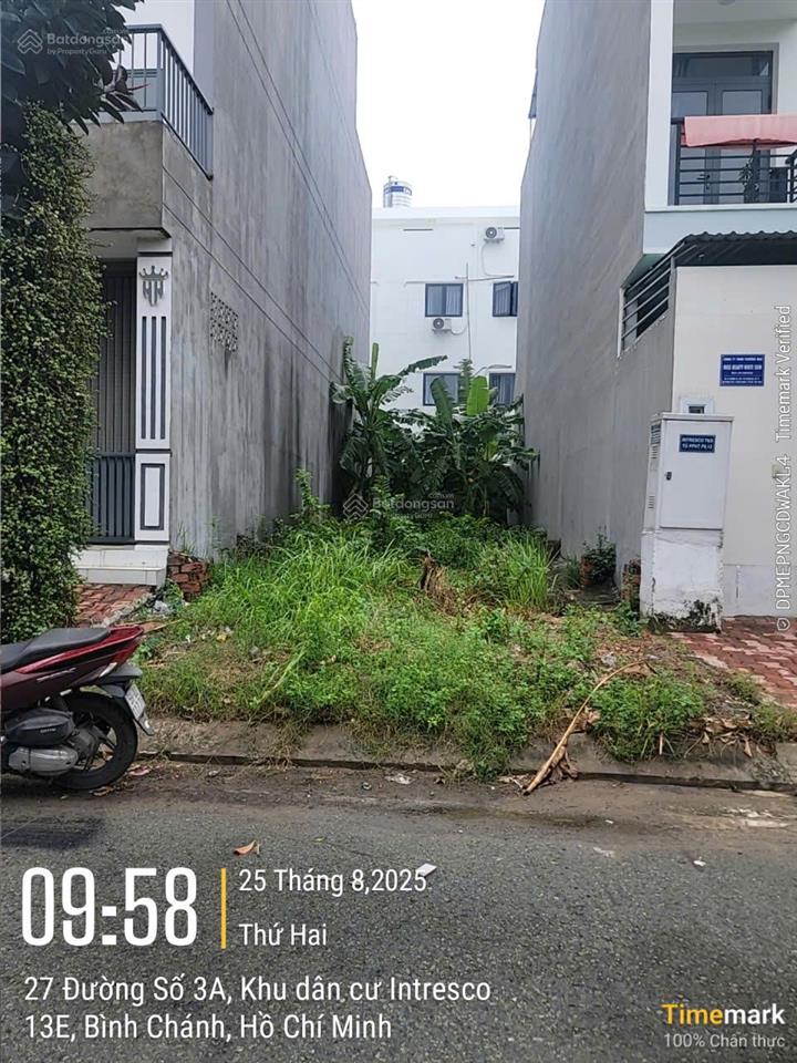 Bán đất nền dự án view đẹp tại 13e phong phú, 4,2 tỷ, 100m2, bình chánh, hcm