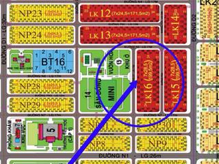 Dự án xd hà nội cần bán lô lk 200m2 đường 17m thông thoáng, khu dân cư đối diện tiện ích