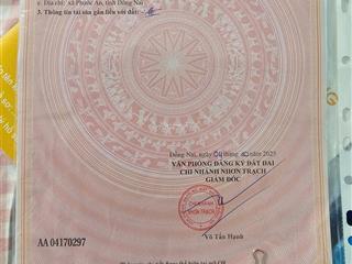 Bán đất nền dự án thành hưng sổ hồng riêng có sẵn đường 14m diện tích 120m2 (6x20m) giá tốt