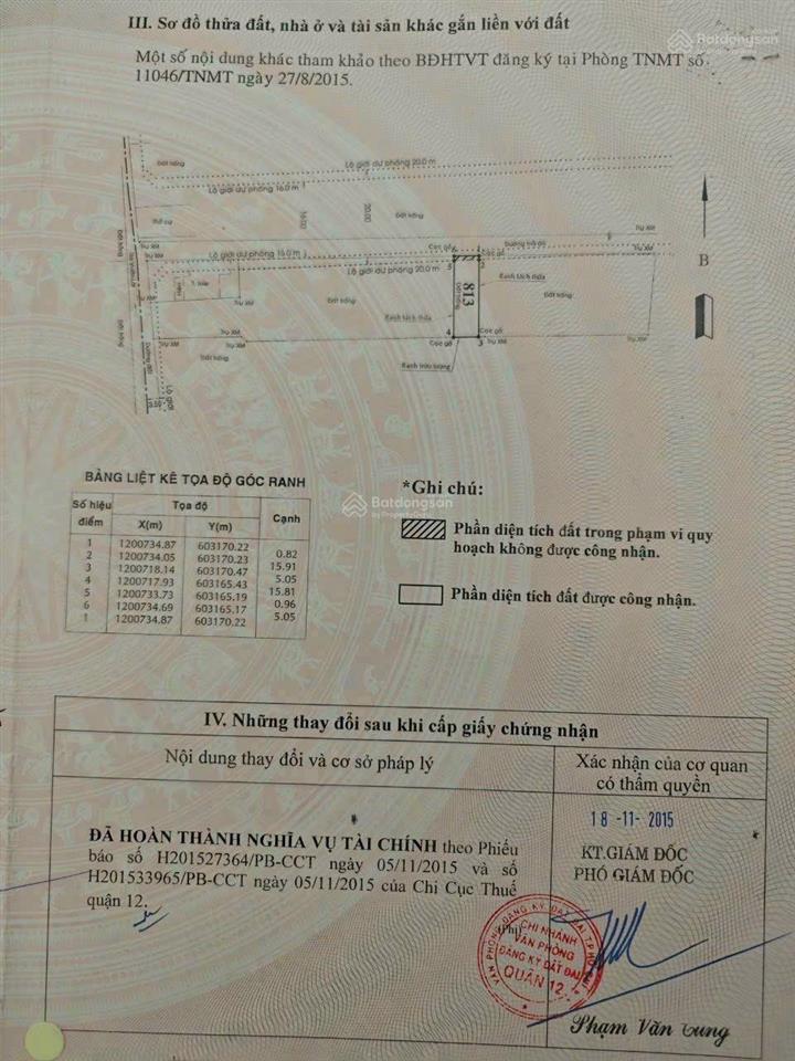 Bán đất vườn lài, an phú đông, 5,4 tỷ, ngang 5mx16m = 80m2, mặt tiền đường 7m, pháp lý đầy đủ