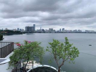 Bán nhà mặt hồ tây  260m2  10 tầng  lô góc  view trọn mặt hồ  500tr/tháng  155 tỷ. sđcc