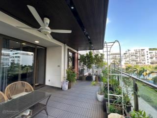 Bán căn hộ sân vườn panorama đối diện bến du thuyền, 170m2, 3pn, full nội thất, sân vườn rộng