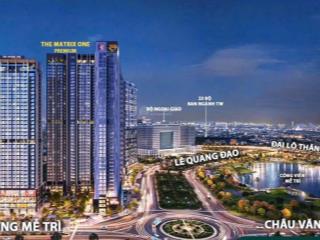 Quỹ 8 căn the matrix one premium đẹp  giá tốt nhất cktts 18% vay ls0% 36 tháng ck booking 500tr