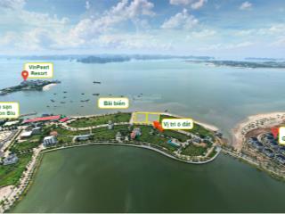 Bán 2 ô đất thương mại, dịch vụ cao tầng mặt biển bãi cháy, bãi tắm riêng  sở hữu lâu dài