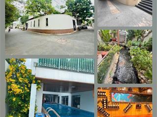 Siêu phẩm biệt thự góc 2 mặt tiền cư xá tự do phường 7, tân bình. dt 21x25m (hầm 5 tầng) giá 90 tỷ