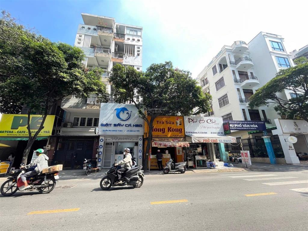 Bán nhà mặt tiền đường phổ quang phường 2, tân bình. dt 8x18m  dtcn 137m²  giá 40 tỷ tl