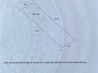 Đất mặt đường nguyễn hoàng 60m2. 15 tỷ ô tô vào đất.
