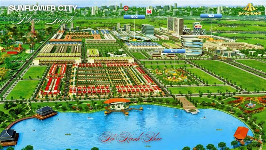 Nhận ký gửi  mua nhanh  bán nhanh đất nền khu đô thị sunflower city nhơn trạch đồng nai
