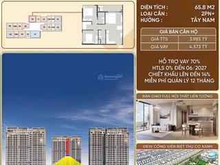 Độc quyền căn hiếm 2pn view nội khu bể bơi tầng trung toà central square