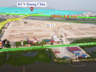 Chỉ 1,9 tỷ có ngay lô đất 100m² tại quang châu vị trí đẹp, pháp lý chuẩn  em tuyết 0903 124 ***